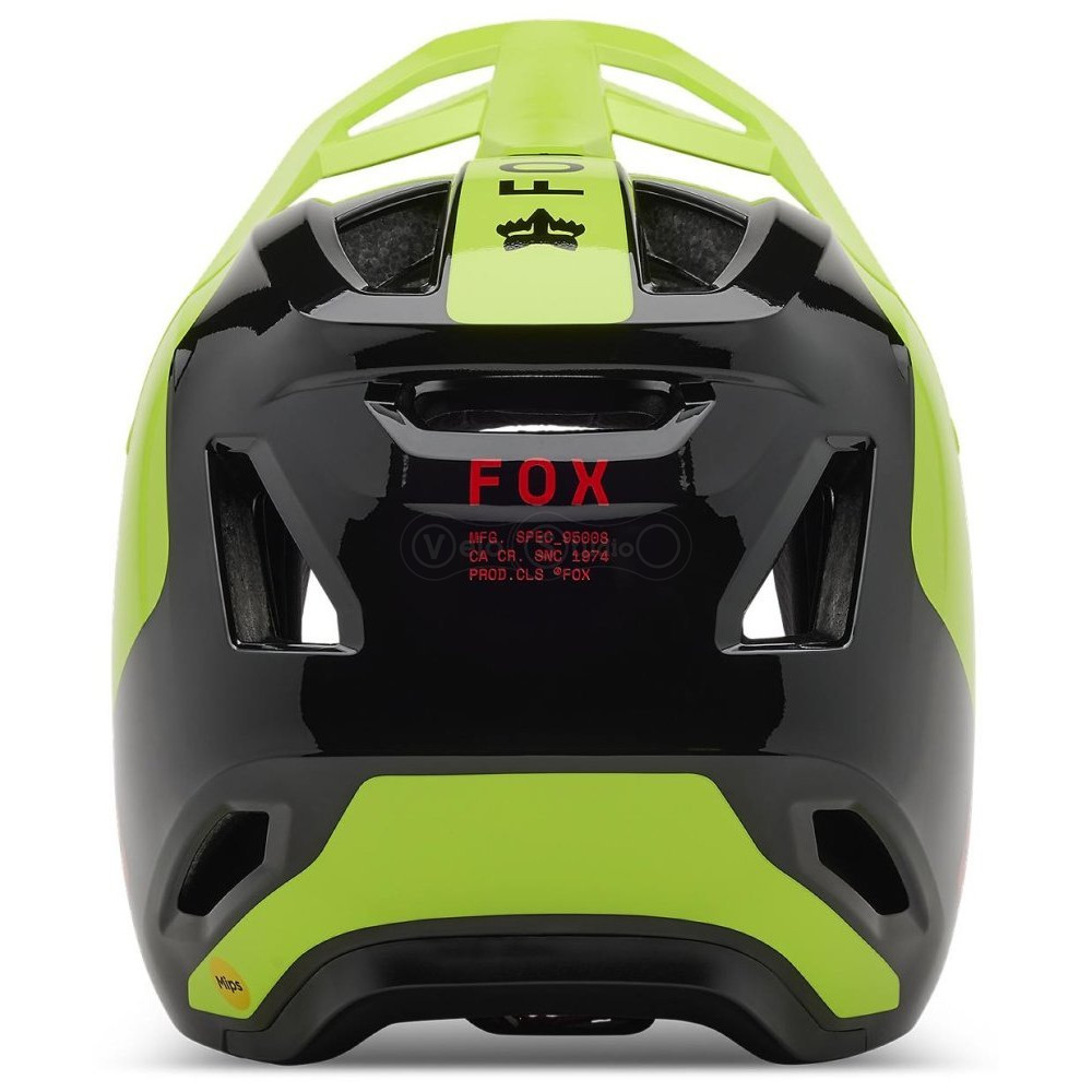 Вело шолом FOX Rampage Helmet Mips - Barge [Flo Yellow], M (57-58 см)