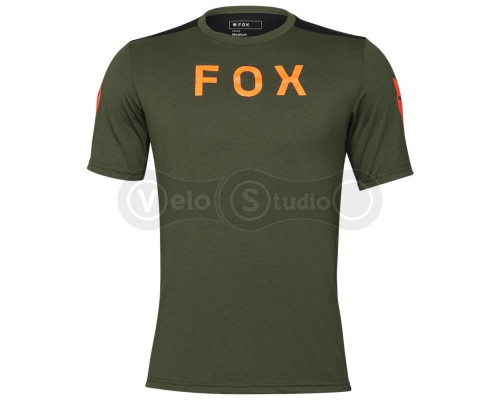 Вело джерсі FOX Ranger Dri-Release Jersey SS - Aviation [Dark Sage], XL