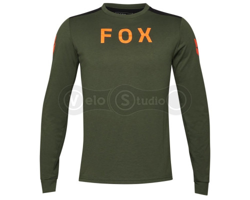 Вело джерсі FOX Ranger Dri-Release Jersey LS - Aviation [Dark Sage], M