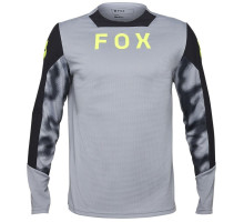 Вело джерси FOX Defend Jersey LS - Taunt [Steel Gray], L