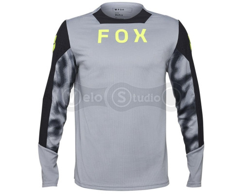 Вело джерси FOX Defend Jersey LS - Taunt [Steel Gray], L