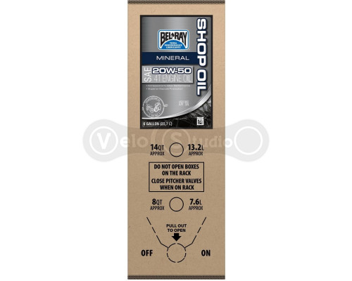 Масло моторное Bel-Ray SHOP Engine Oil [23л], 20w-50