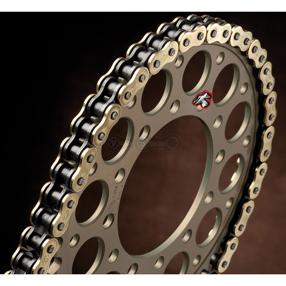Цепь Renthal R4 Road SRS Chain - 525 [Gold], 525-120L / Seal Ring
