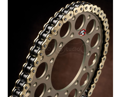 Цепь Renthal R4 Road SRS Chain - 525 [Gold], 525-118L / Seal Ring