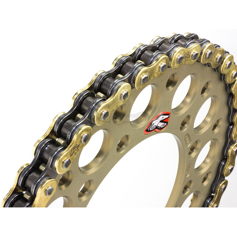 Ланцюг Renthal R3-3 Road SRS Chain - 520 [Gold], 520-110L / Seal Ring