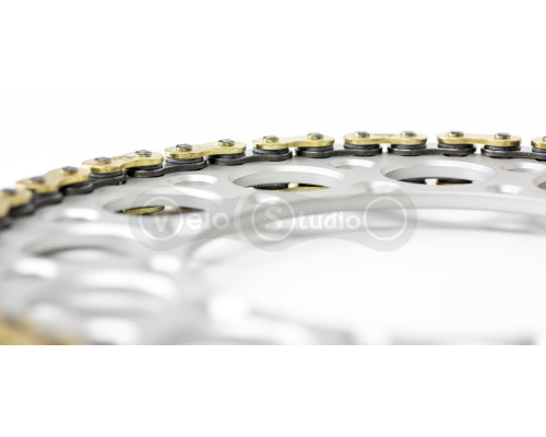 Цепь Renthal R3-3 Road SRS Chain - 520 [Gold], 520-118L / Seal Ring