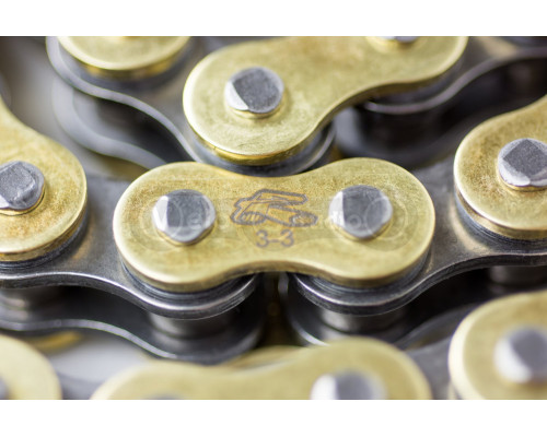 Цепь Renthal R3-3 Road SRS Chain - 520 [Gold], 520-118L / Seal Ring