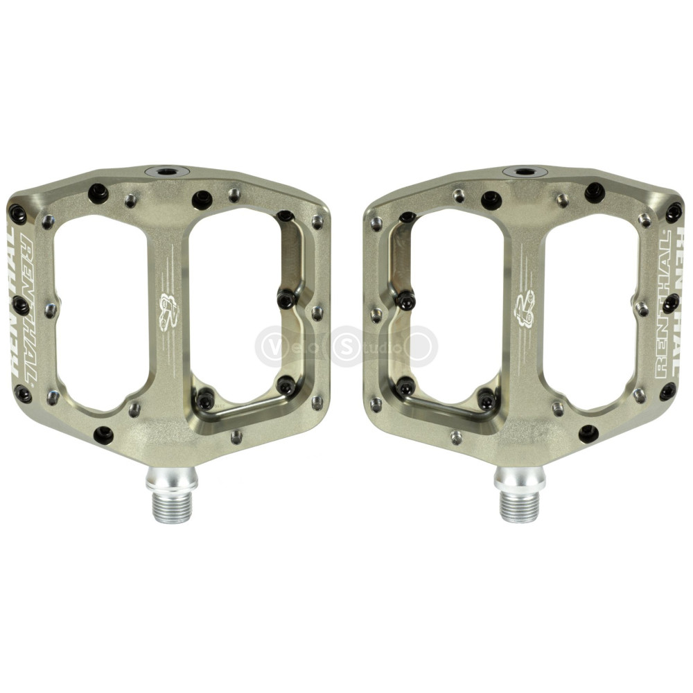 Педали Renthal Revo-F Flat Pedal [AluGold]