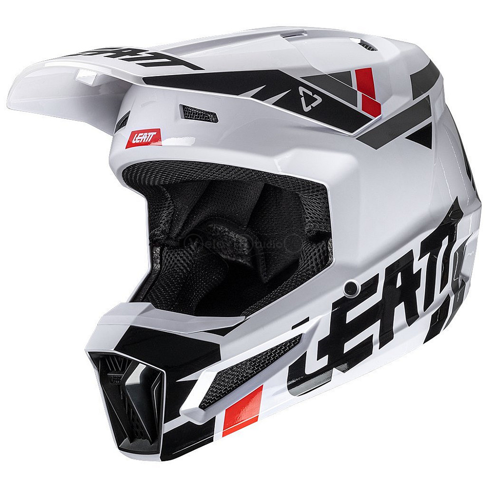 Мото шлем LEATT Moto 2.5 Helmet [White], M (57-58 см)