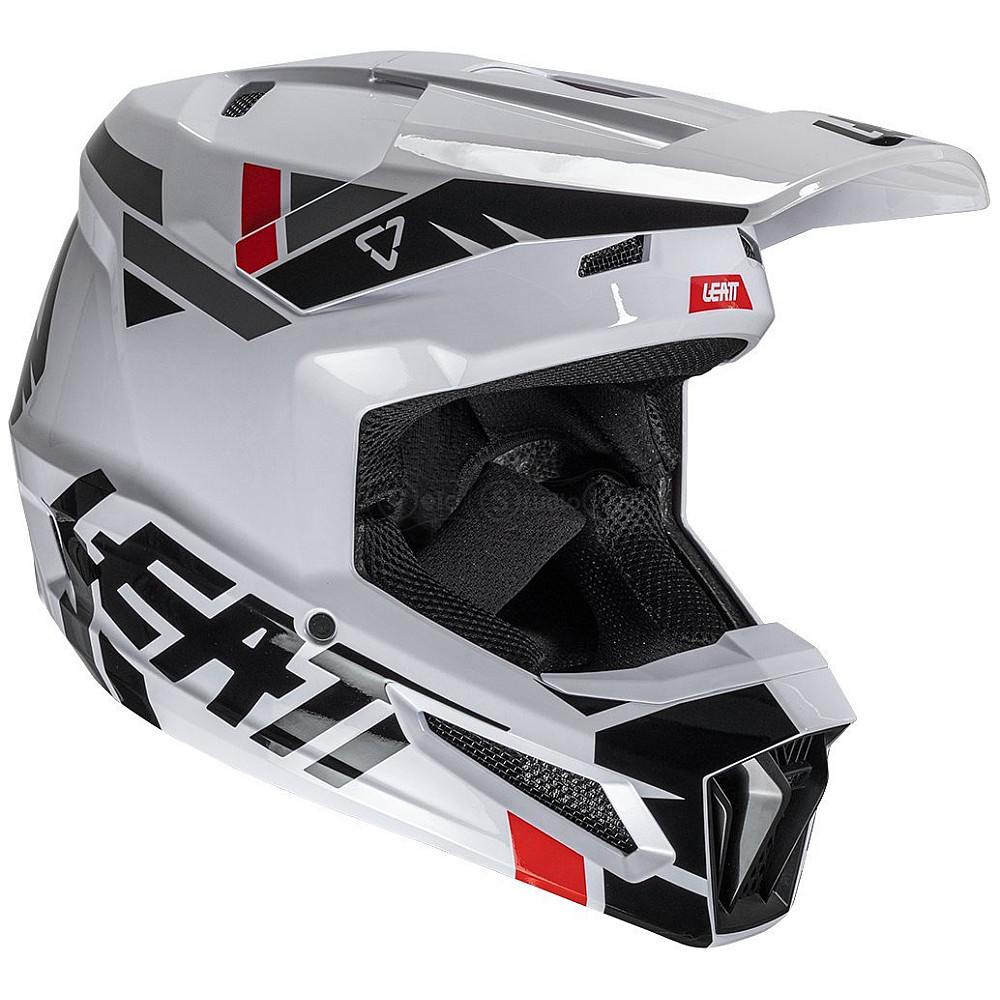 Мото шлем LEATT Moto 2.5 Helmet [White], M (57-58 см)