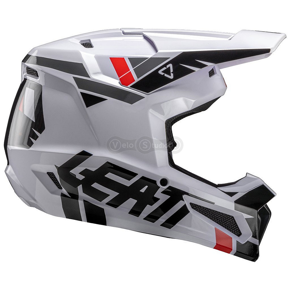 Мото шлем LEATT Moto 2.5 Helmet [White], M (57-58 см)