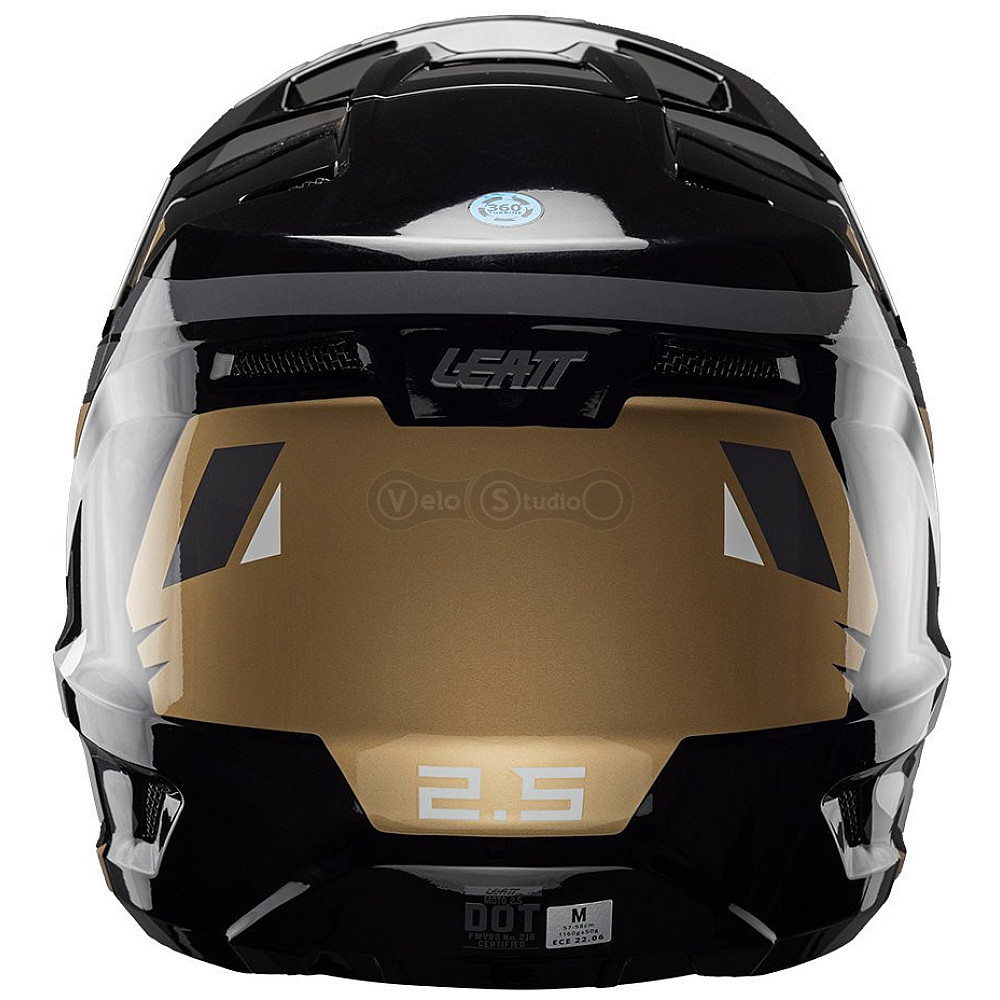 Мото шлем LEATT Moto 2.5 Helmet [Black], M (57-58 см)