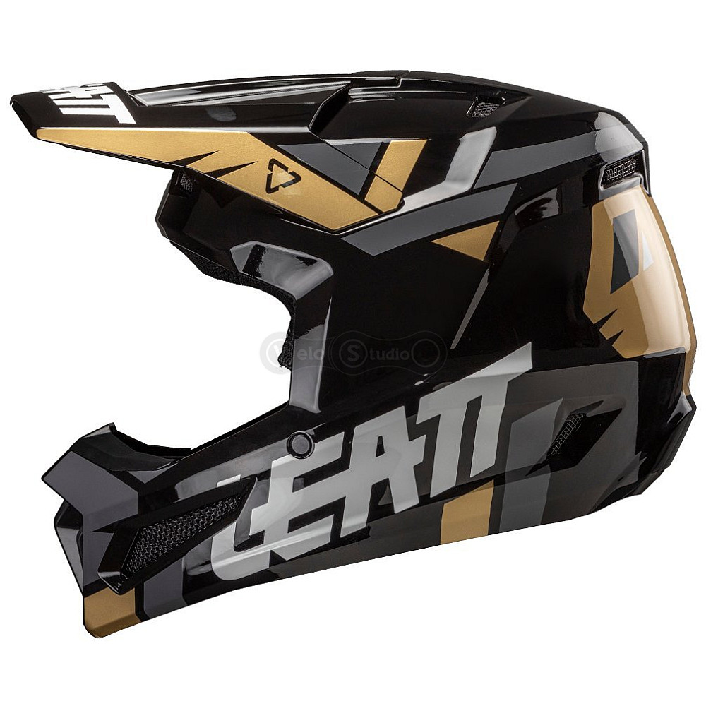 Мото шлем LEATT Moto 2.5 Helmet [Black], M (57-58 см)