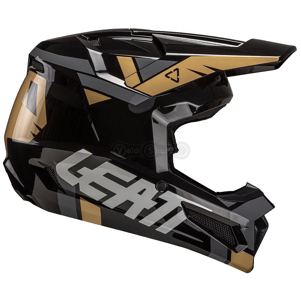 Мото шлем LEATT Moto 2.5 Helmet [Black], M (57-58 см)