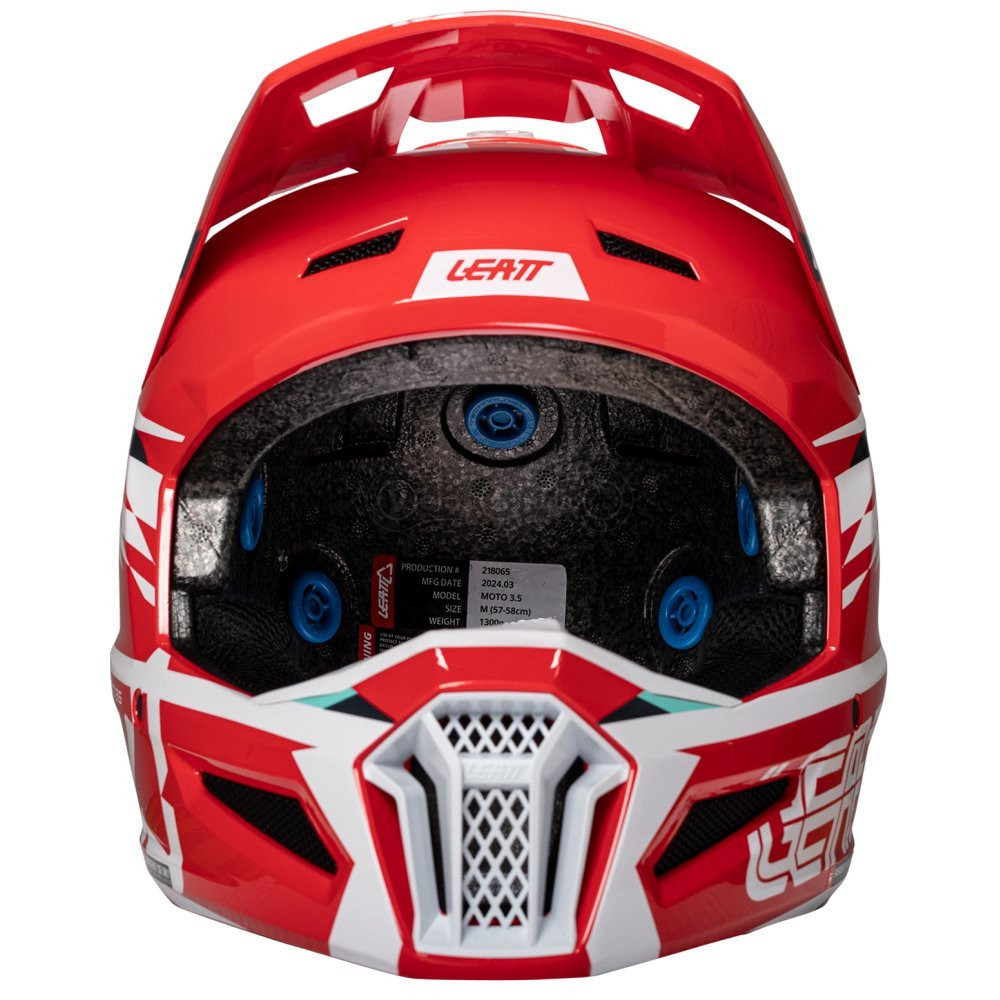 Мотошлем LEATT Moto 3.5 Helmet + Маска Velocity [Red], S (55-56 см)