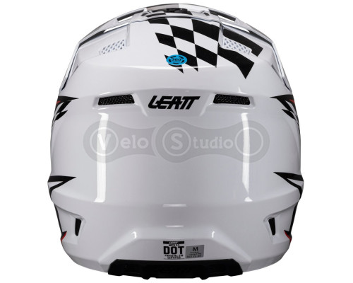 Мотошолом LEATT Moto 3.5 Helmet + Маска Velocity [White], XS (53-54 см)