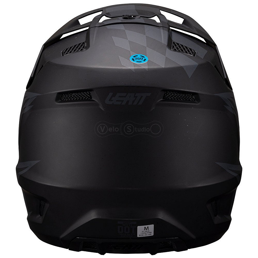 Мотошлем LEATT Moto 3.5 Helmet + Маска Velocity [Stealth], M (57-58 см)