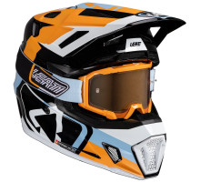 Мотошлем LEATT Moto 7.5 Helmet + Маска Velocity [Orange], M (57-58 см)