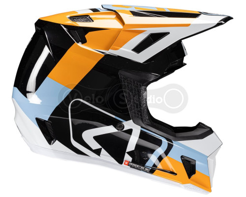 Мотошолом LEATT Moto 7.5 Helmet + Маска Velocity [Orange], M (57-58 см)