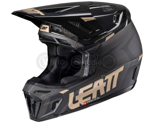 Мотошолом LEATT Moto 9.5 Helmet + Маска Velocity 6.5 [Black], L (59-60 см)