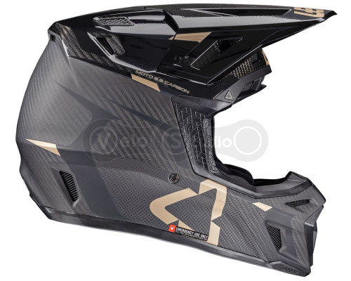 Мотошолом LEATT Moto 9.5 Helmet + Маска Velocity 6.5 [Black], L (59-60 см)