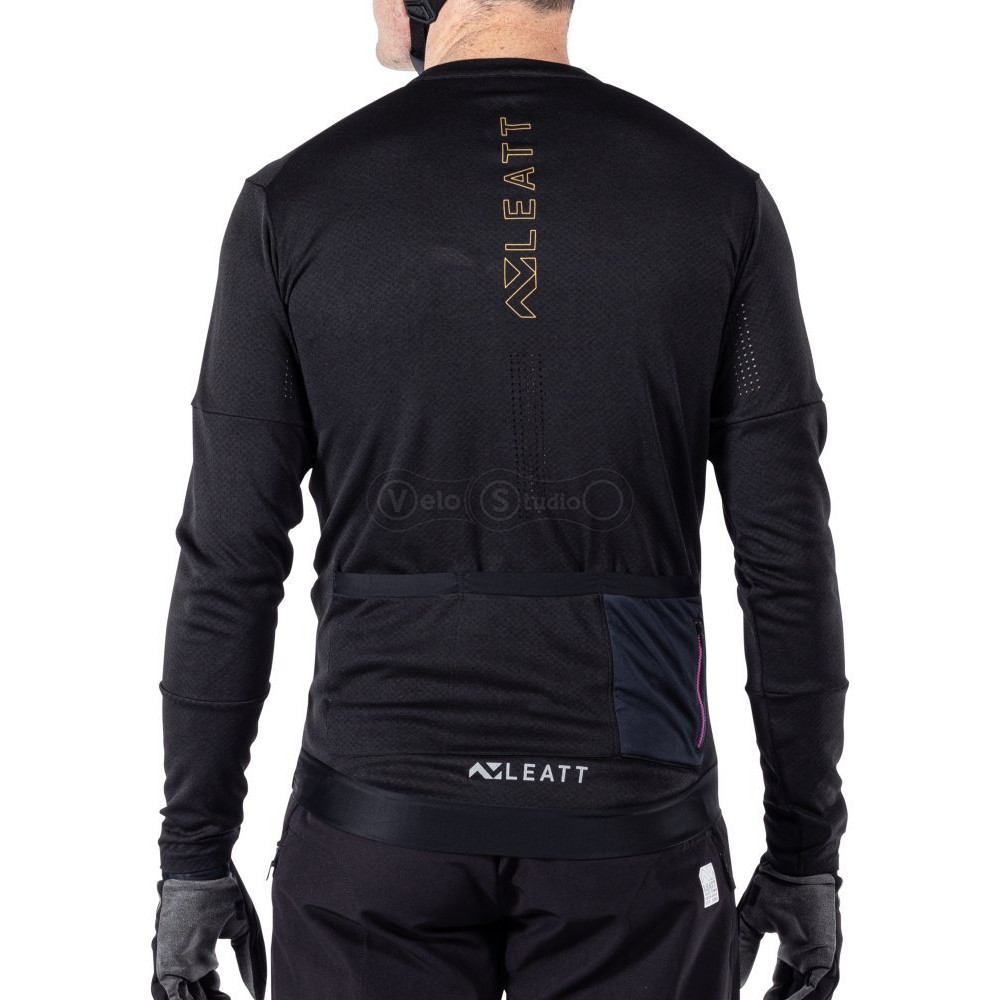 Вело джерси LEATT MTB 4.0 Trail Jersey [Black], M