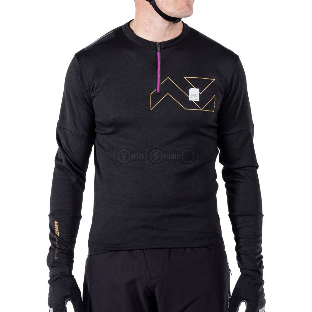 Вело джерси LEATT MTB 4.0 Trail Jersey [Black], M