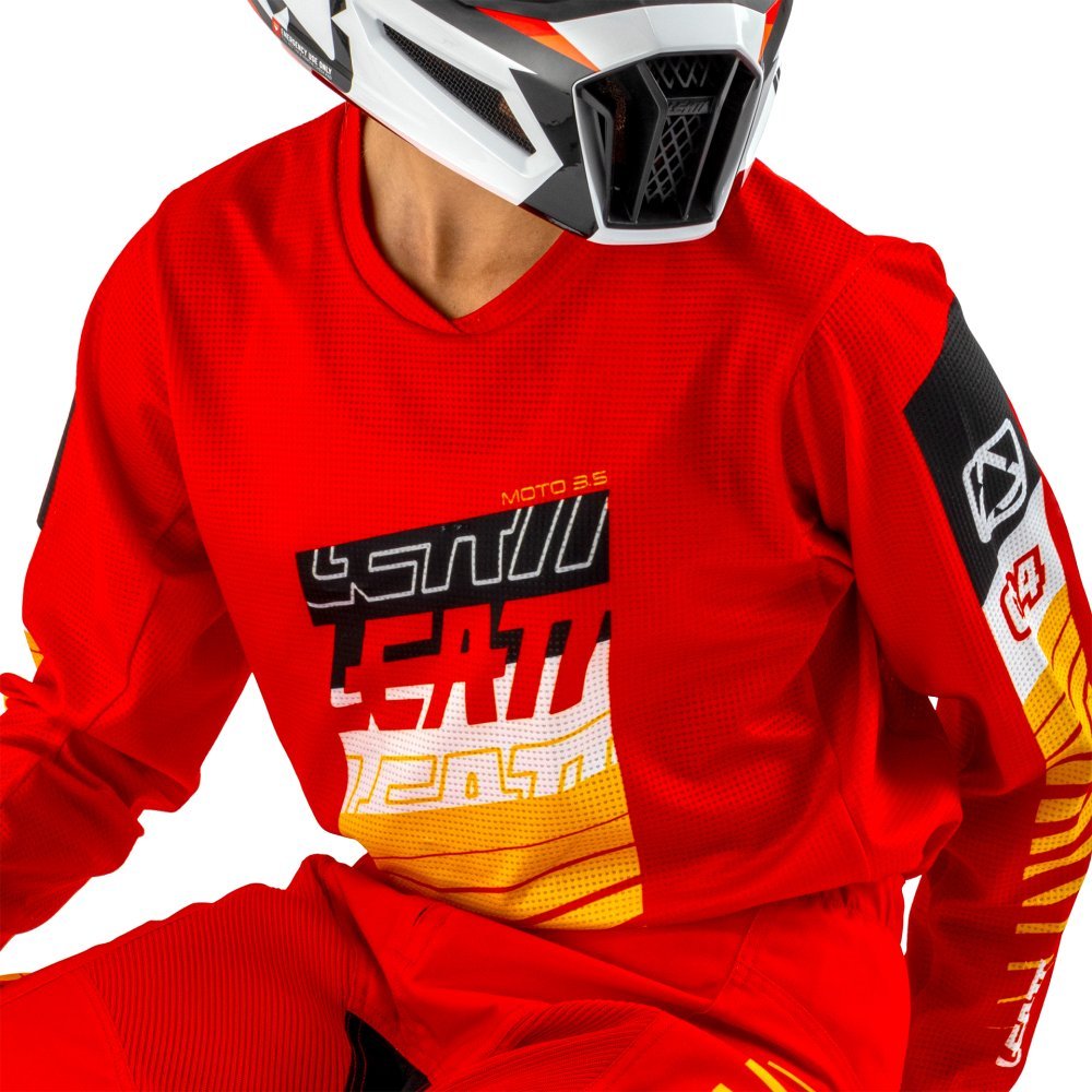 Детский мотокостюм LEATT Ride Kit 3.5 Junior [Red1], 28/XLarge