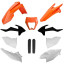 Пластик Polisport ENDURO kit - KTM (17-) [Orange/White2], KTM