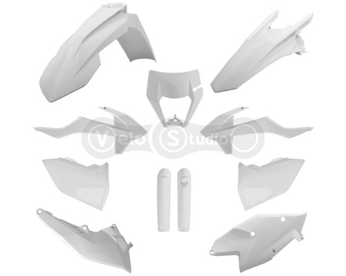 Пластик Polisport ENDURO kit - KTM (17-) [White], KTM