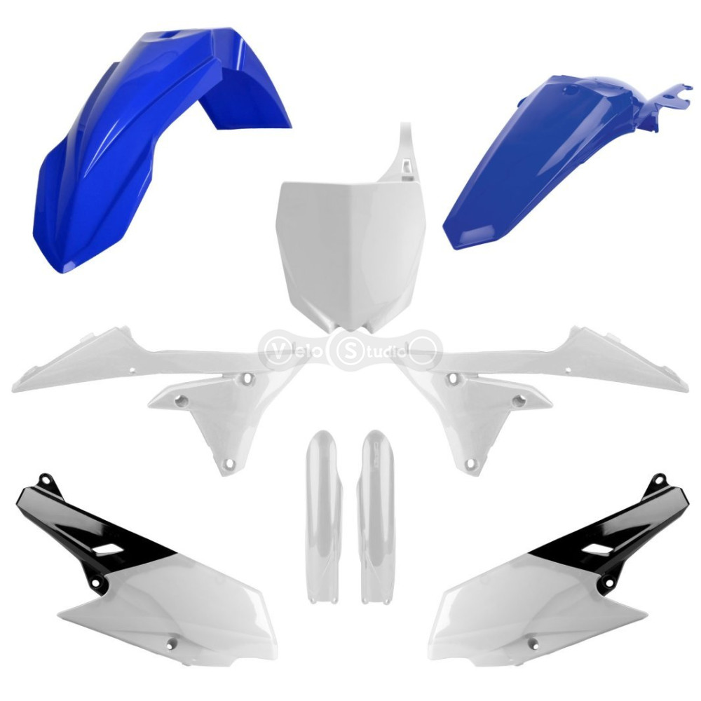 Пластик Polisport MX kit - Yamaha (14-) [White/Blue]