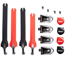 Застібки до мотоботів Fox MOTION STRAP/BUCKLE/PASS KIT [Flo Red], No Size
