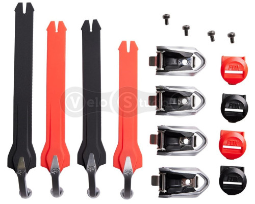 Застёжки к мотоботам Fox MOTION STRAP/BUCKLE/PASS KIT [Flo Red], No Size