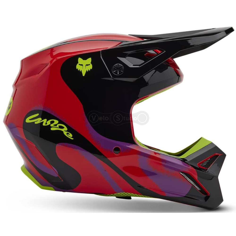 Мотошолом FOX V1 Mips Helmet - Emotion [Flo Red], M