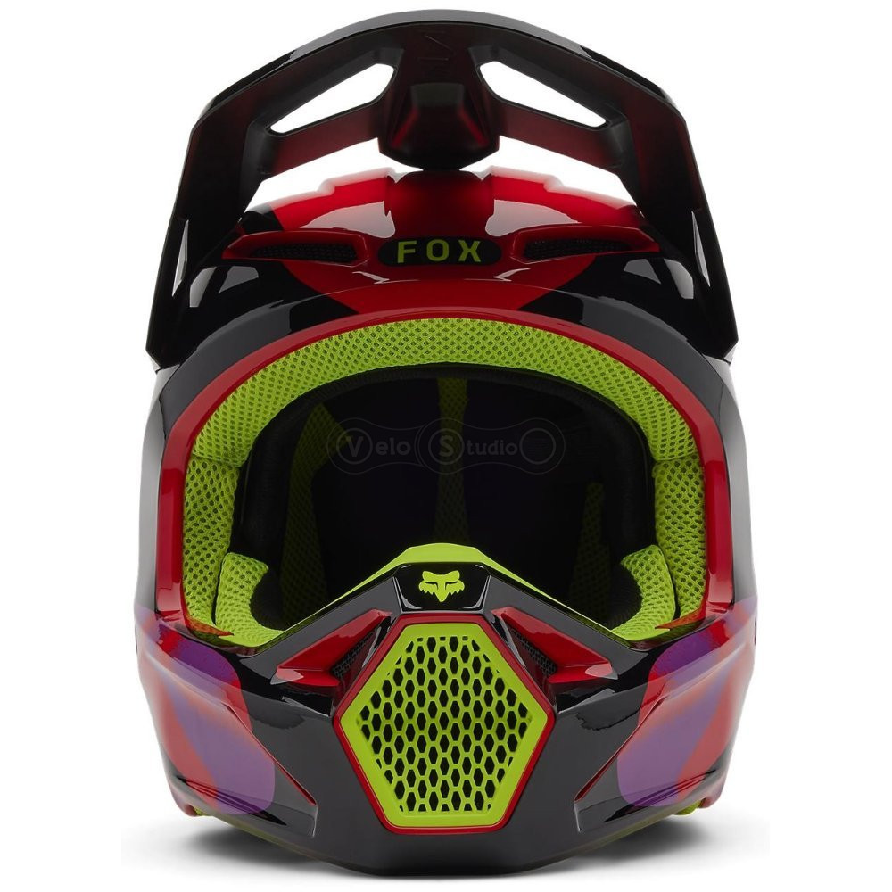 Мотошолом FOX V1 Mips Helmet - Emotion [Flo Red], M