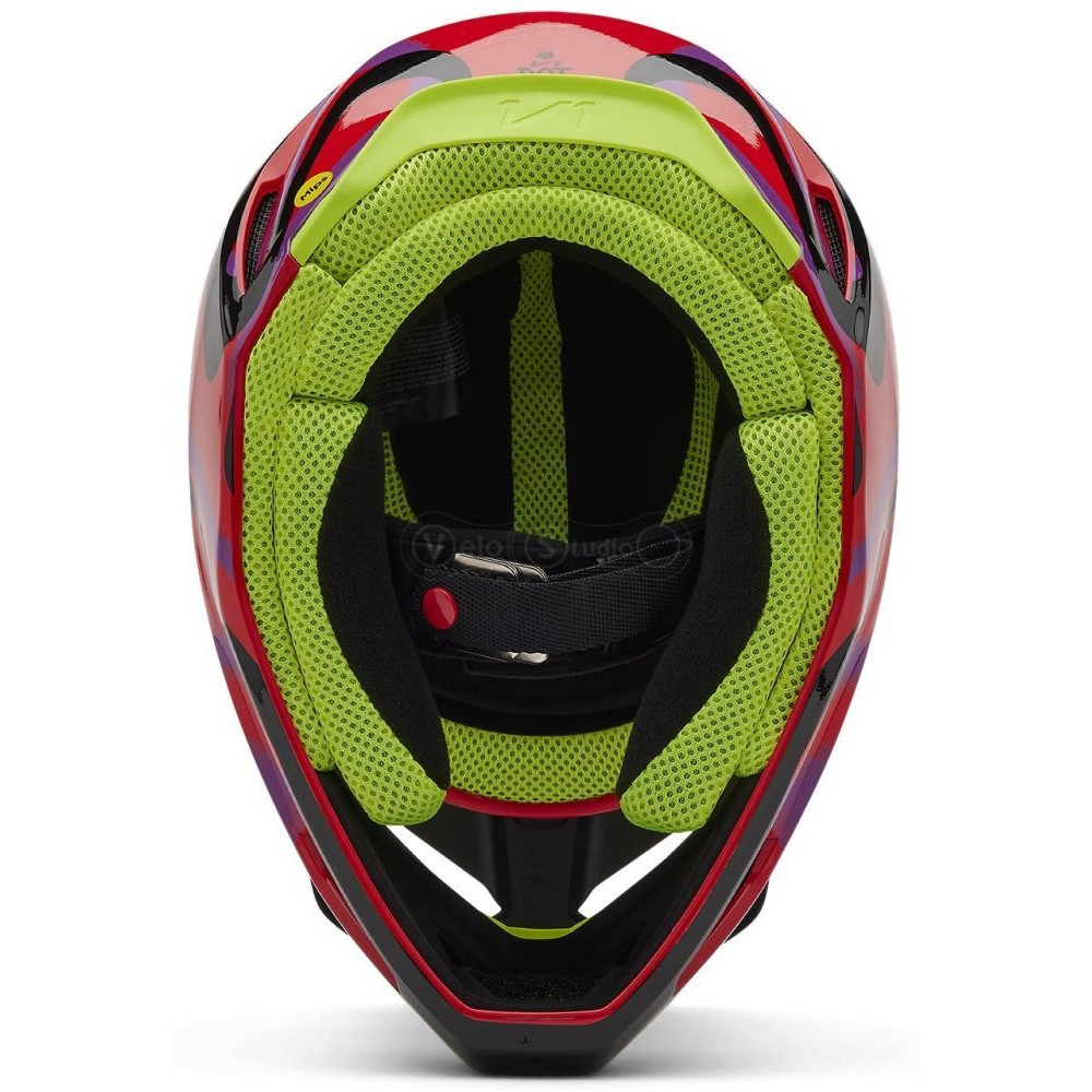 Мотошолом FOX V1 Mips Helmet - Emotion [Flo Red], M