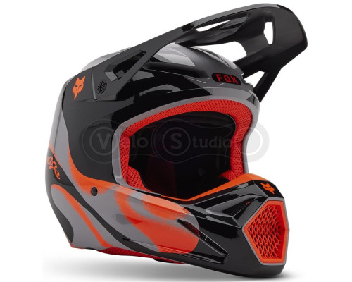 Мото шолом FOX V1 Mips Helmet - Emotion [Steel Gray], XS