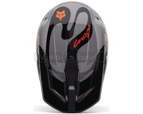 Мото шолом FOX V1 Mips Helmet - Emotion [Steel Gray], XS