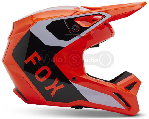 Мотошлем FOX V1 Mips Helmet - Lean [Flo Orange], M
