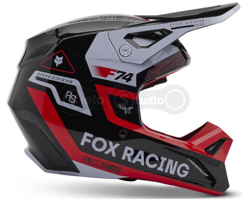Мотошлем FOX V1 Mips Helmet - RACE SPEC [Flo Red], M