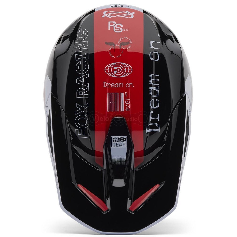 Мотошлем FOX V1 Mips Helmet - RACE SPEC [Flo Red], M