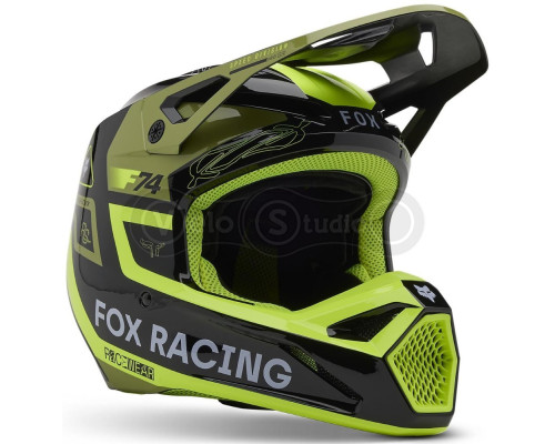 Мотошлем FOX V1 Mips Helmet - Race Spec [Pale Green], XXL