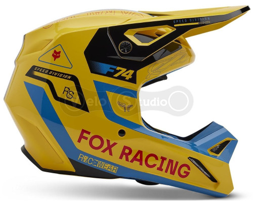 Мото шолом FOX V1 Mips Helmet - Race Spec [Pale Yellow], XS