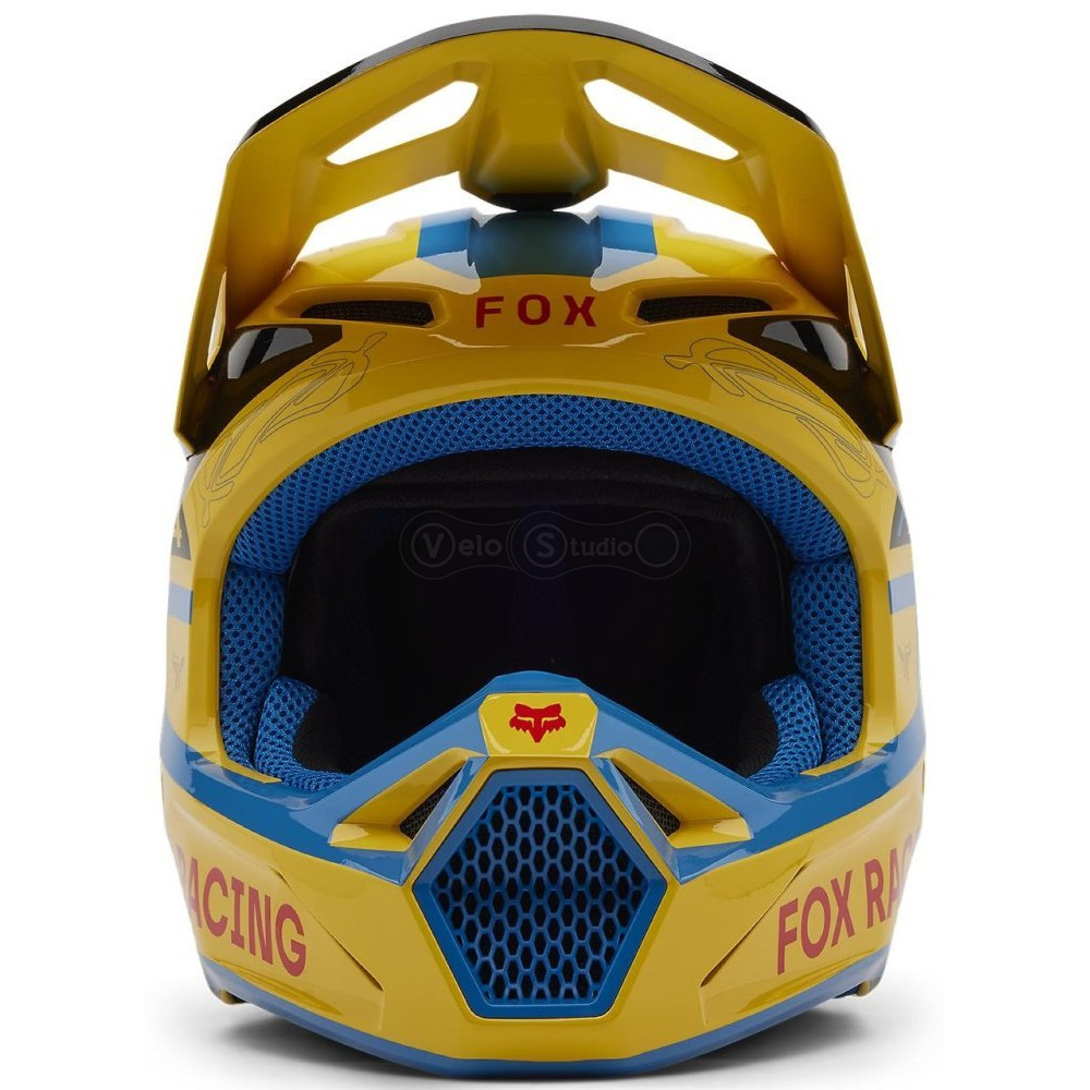 Мото шолом FOX V1 Mips Helmet - Race Spec [Pale Yellow], M