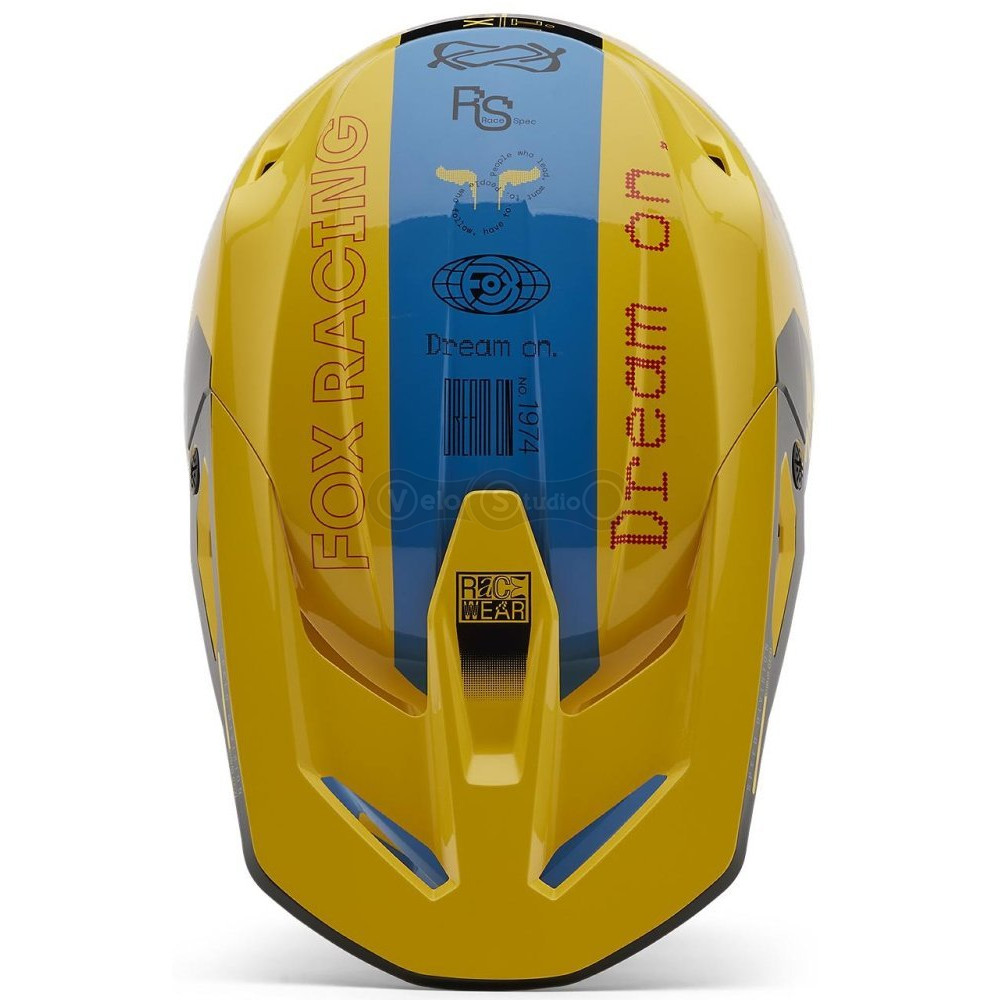 Мото шолом FOX V1 Mips Helmet - Race Spec [Pale Yellow], M