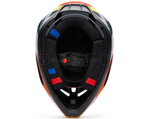 Мотошолом FOX V3 RS Mips Helmet - Grid [Orange], XL