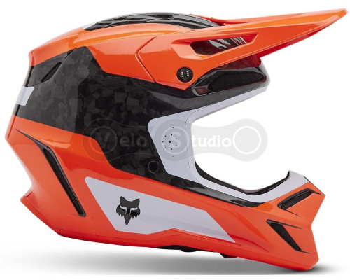 Мотошлем FOX V3 RS Mips Helmet - Infinite [Flo Orange], XL