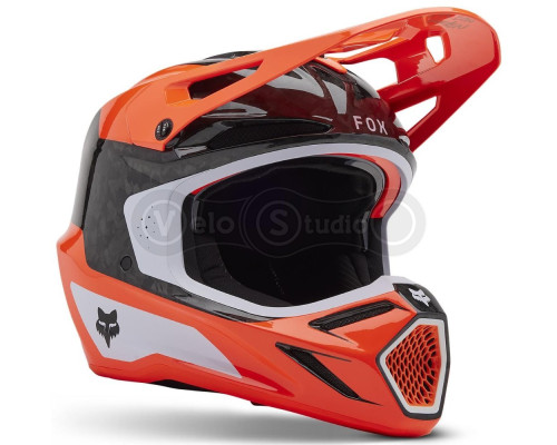 Мотошлем FOX V3 RS Mips Helmet - Infinite [Flo Orange], XL