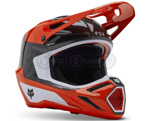 Мотошолом FOX V3 RS Mips Helmet - Infinite [Flo Red], XL