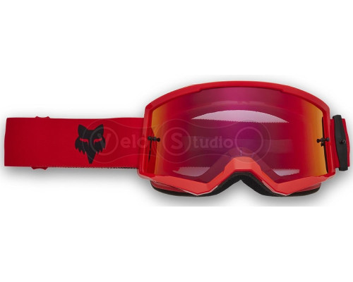 Маска FOX Main Spark Goggle - Core [Flo Red], Mirror Red Lens